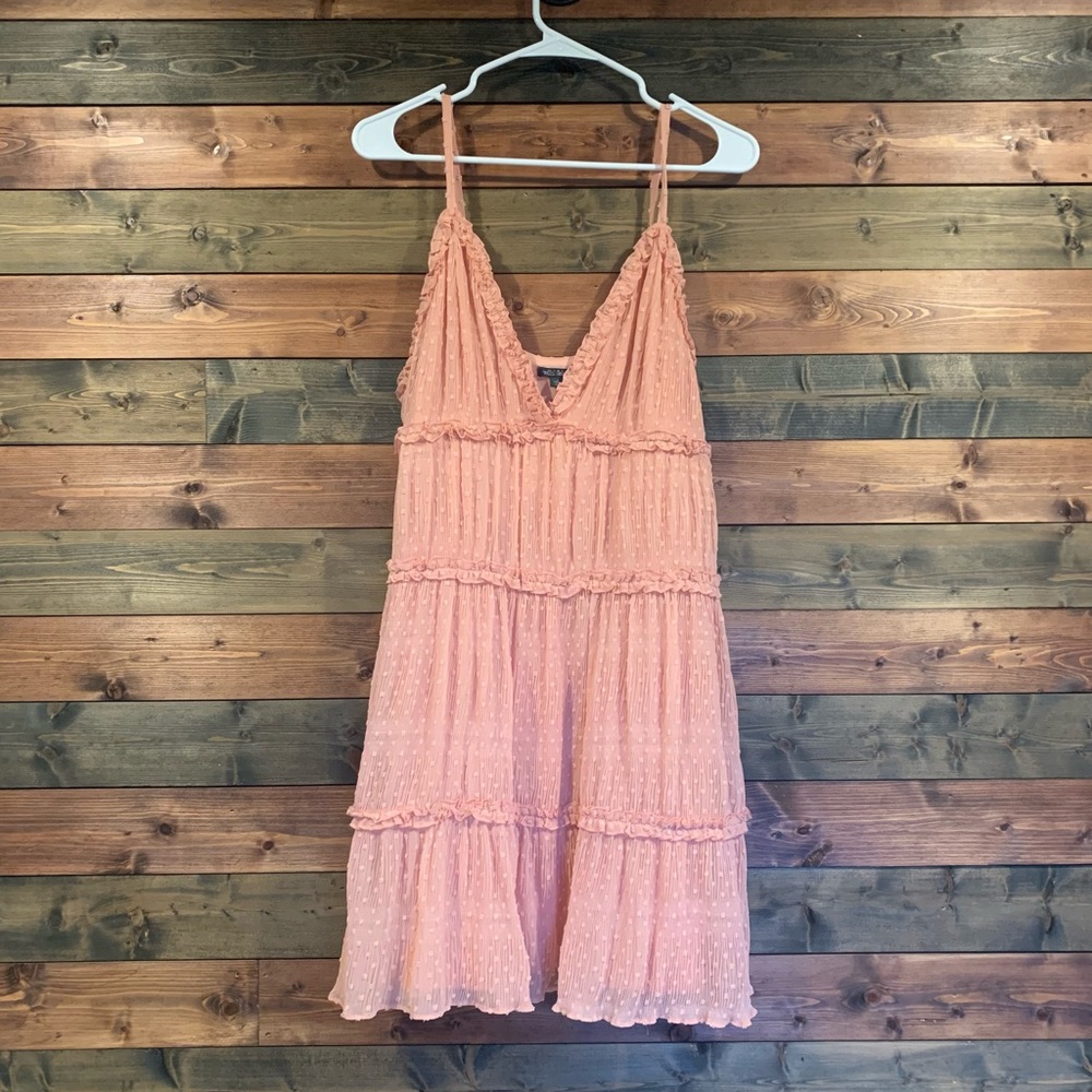 Pink swing dress